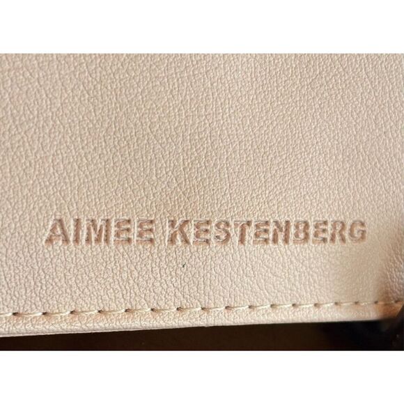 AIMEE KESTENBERG - EUC "Marietta" Flat Bifold Wallet in Blush Pink Vegan Leather - Picture 4 of 12
